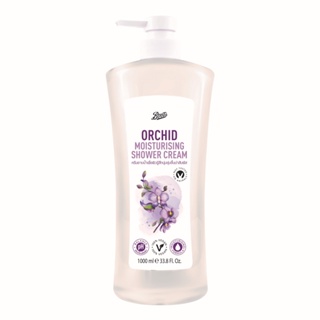 Boots Orchid Moisturising Shower Cream 1000ml. บู๊ทส์ ออร์คิด มอยส์เจอร์ไรซิ่ง ชาวเวอร์ ครีม 1000มล.