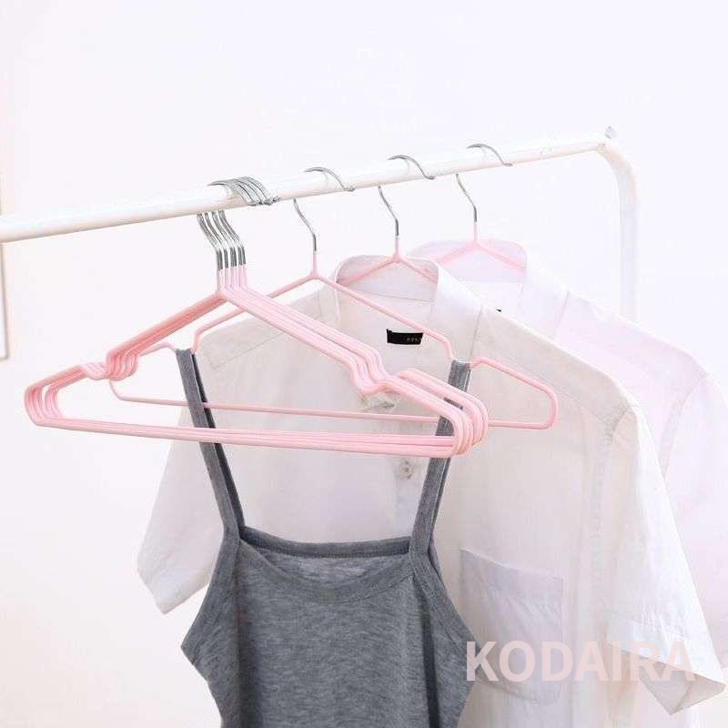 kodaira-ซื้อ1-แถม1-ไม้แขวนเสื้อ-กันลื่น-รองรับน้ำหนักได้มาก-พร้อมเคลือบพลาสติก-สำหรับตู้เสื้อผ้า-ห้องนอน