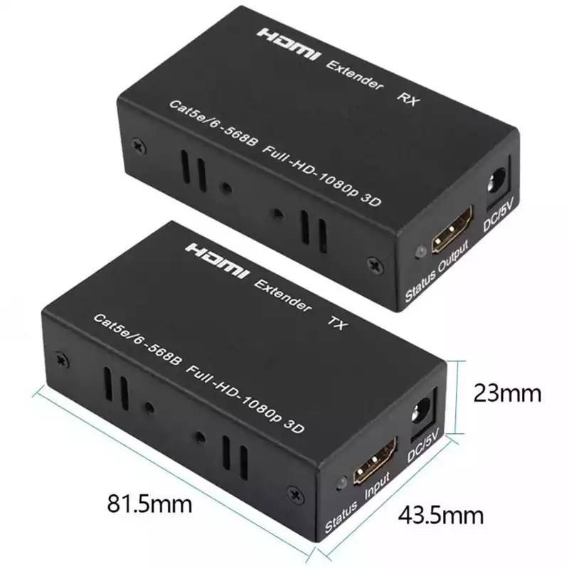 hdmi-extender-over-cat5e-cat-6-ethernet-ip-tcp-สัญญาณ-hdmi-to-lan-converter-1080-p-3d-เครื่องส่งสัญญาณ-hdmi-tx-rx-60m