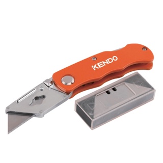 KENDO 30936 มีดพับอเนกประสงค์ (พร้อมใบมีด 5 แผ่น)