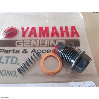 Yamaha Oil Drain Plug / Shifter Tension Bolt โบ๊ลท์ ตั้งเกียร์ แหวนรอง และสปริง RX100 RXS RXK DT125 DT250 RT125จัดส่งจาก