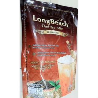 LongBeach ลองบีชชาไทย รสชาติดั้งเดิม หอมเข็มและกลมกล่อม น้ำหนัก 400 กรัม