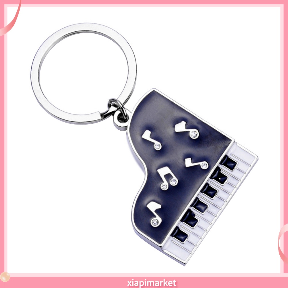 xiapimarket-พวงกุญแจ-จี้การ์ตูนเปียโน-โน้ตเพลง-ขนาดเล็ก-สําหรับแขวนกระเป๋า