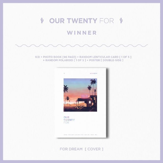 winner-single-album-our-twenty-for-for-dream-ver-อัลบั้มใหม่ไม่แกะซีล