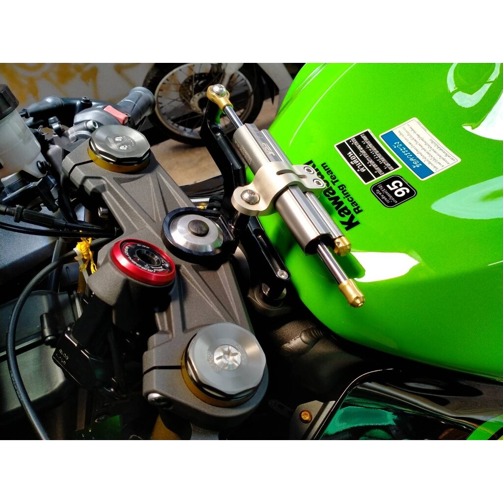 ขาจับกันสบัดสำหรับ-yss-steering-damper-stabilizer-bracket-mount-kit-for-zx6r-สีดำ