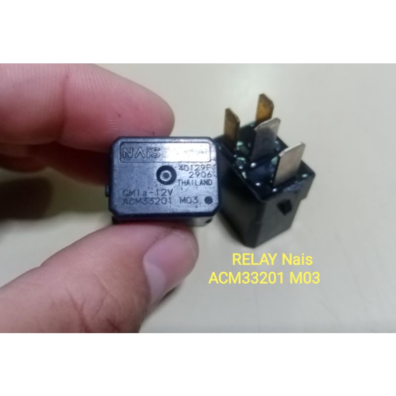 รีเลย์นาอีส RELAY Nais ACM33201 M03 4ขา ของแท้มือสอง Shopee Thailand