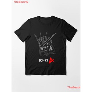 ถูกสุดๆNew ข้อเสนอพิเศษ หุ่นยนต์ ผู้ชาย Nu Gundam Essential T-Shirt คอกลม แฟชั่น  ผ้าฝ้ายแท้ เสื้อยืด cotton100%size S-3