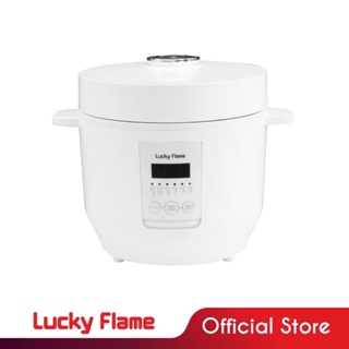 Lucky Flame หม้อหุงข้าวดิจิตอล 1 ลิตร(หม้อวัสดุเคลือบ 5 ชั้น) 🔥มี 6 Function รุ่น Lre-10D6
