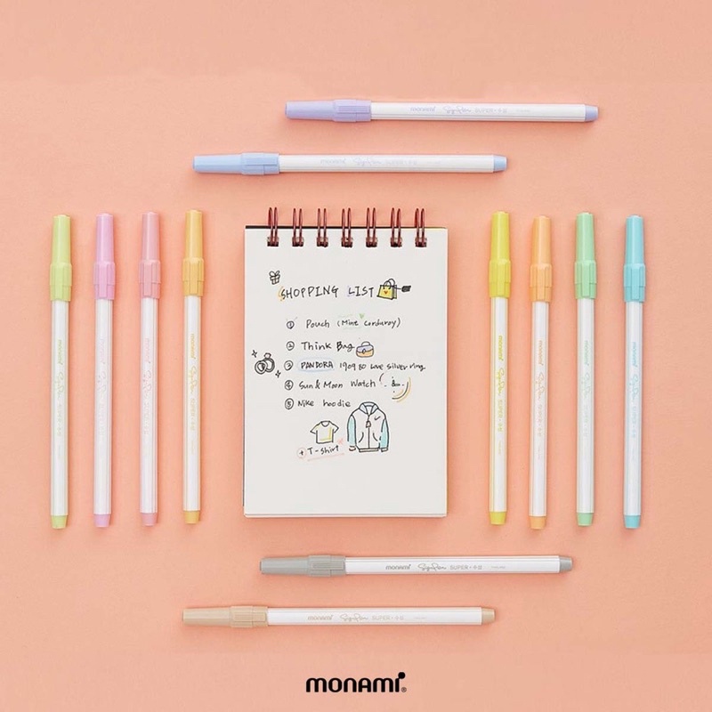 monami-ปากกาสีน้ำ-พาสเทล-ชุด-12-สี-sign-pen-3000-super-pastel-ชุด-12-สี-12-ด้าม