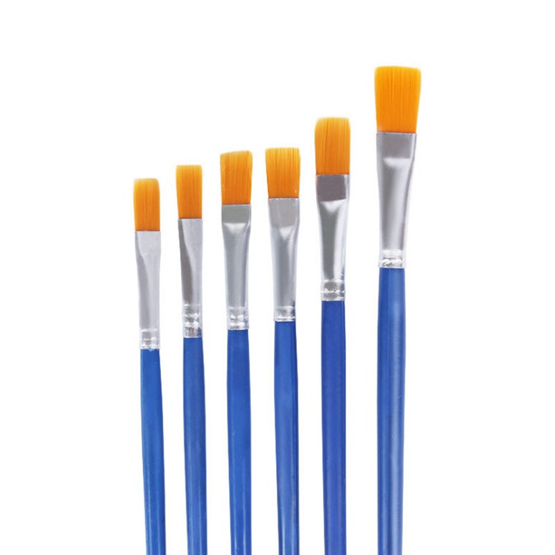 [ORFON] พู่กันระบายสีตามตัวเลข 6 แพ็ค | Shopee Thailand