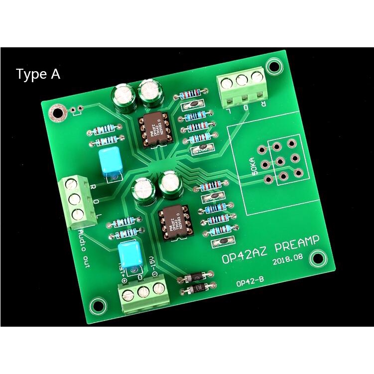 ceramic-seal-op42fz-fet-input-high-speed-tube-sound-style-preamp-board