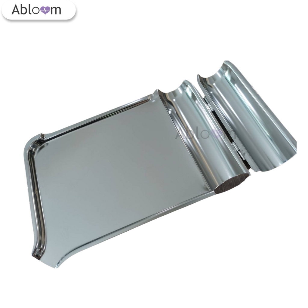 ถาดนับยา-สแตนเลส-จานนับยา-พร้อมเหล็กนับยา-stainless-medicine-tray