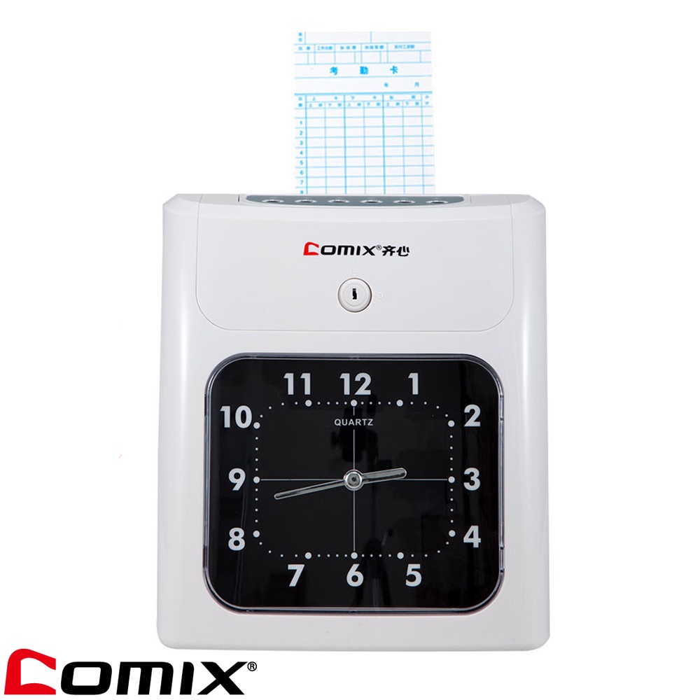 comix-mt-620t-เครื่องตอกบัตรพนักงาน-รับประกัน-1-ปี-เครื่องบันทึกเวลาบัตรแสดงเวลาเข้า-ออก-พนักงาน