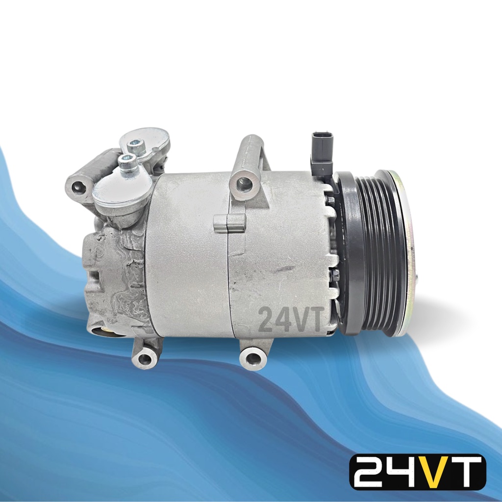 คอมแอร์-ฟอร์ด-โฟกัส-2005-เครื่องเบนซิน-2000cc-ท่อใหญ่-ford-focus-05-2-0cc-compressor-คอมใหม่-คอมเพรสเซอร์-แอร์รถยนต์