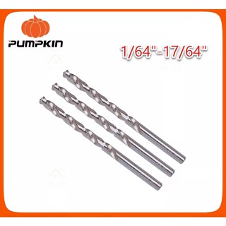 Preferredดอกสว่าน PUMPKIN HSS เจาะสแตนเลส เจาะเหล็ก เจาะไม้ 1/64"-17/64" pumpkin high speed steel SH-01A