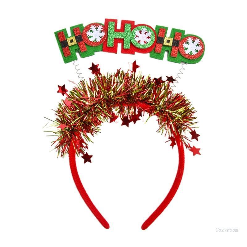 ที่คาดผม-รูปตัวอักษร-hohoho-แวววาว-เหมาะกับการแสดงปาร์ตี้คริสต์มาส-สําหรับเด็กผู้หญิง