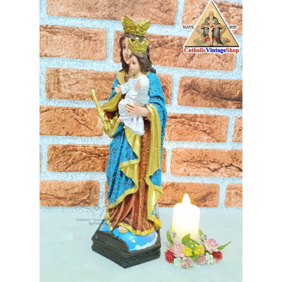 รูปปั้น-พระแม่มารีย์องค์อุปถัมภ์-mary-help-of-christian-คาทอลิก-คริสต์-catholic-statue-figurine-religion