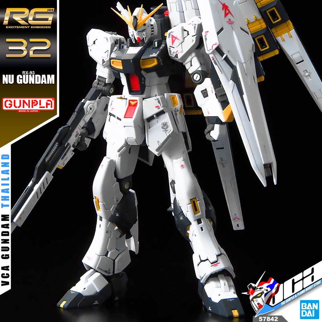 BANDAI ♦️ GUNPLA REAL GRADE RG 1/144 RX-93 NU V NEW GUNDAM