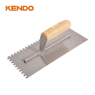 KENDO 45329 เกียงขัดมันสี่เหลี่ยมมีฟัน 0.7x120x280mm.