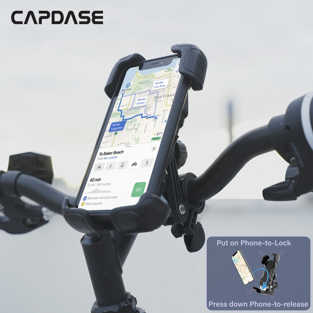 capdase-ชุดเกราะแข่งจักรยาน-และเมาท์ยึดจักรยาน