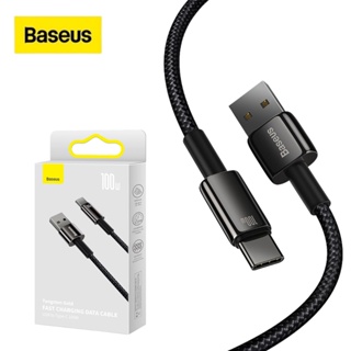 Baseus สายชาร์จเร็ว 100W USB To Type-C สำหรับแล็ปท็อป มือถือ สายชาร์จเร็ว USB cable สายชาร์จ type c