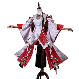 Genshin Yae Miko cosplay costume Miko Set and Miko Wig