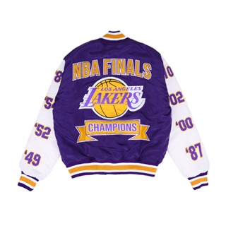 เสื้อแจ็กเก็ต ลาย Lakers CHAMPIONS NBA FINALS หลากหลายสไตล์