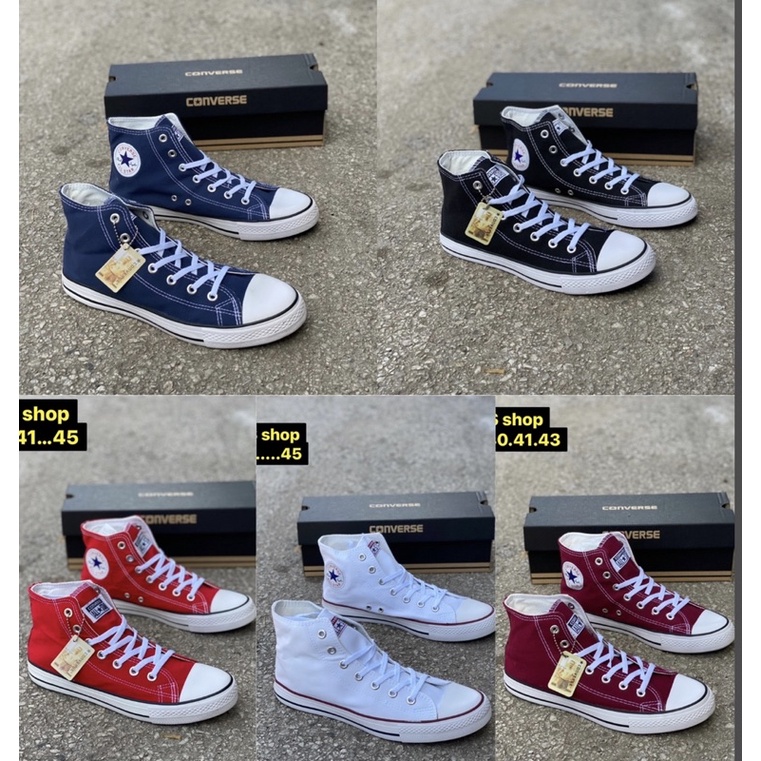 รองเท้าผ้าใบconverse-ออลสตาร์แบบหุ้มข้อมี36-45