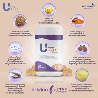 ภาพขนาดย่อของภาพหน้าปกสินค้าU-Proflex โปรเฟล็กซ์ (ชุดทดลอง 15 เม็ด)ลดการปวดหลัง กล้ามเนื้ออักเสบ ฟื้นฟูหมอนรองกระดูกทับเส้นประสาท ลดอาการปวดของแท จากร้าน wirasinee503 บน Shopee ภาพที่ 6