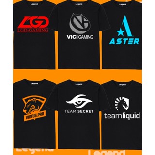 เสื้อยืดเด็กผช เสื้อยืดผู้หญิง เสื้อเชิ้ตคุณภาพดี DOTA 2 TEAMS jPb เสื้อยืดแฟชั่น เสื้อยืดวินเทจ Tee