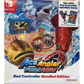 สินค้า Nintendo Switch : NS Ace Angler: Fishing Spirits - Rod Bundled Edition Asia English Ver.