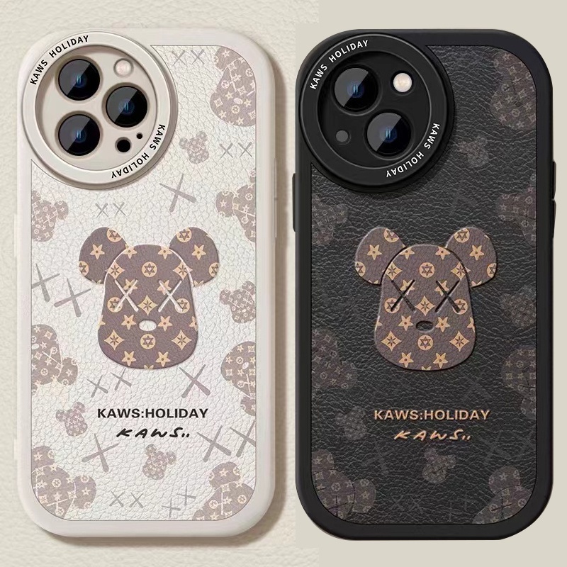 เคสโทรศัพท์มือถือนิ่ม-ป้องกันกล้อง-ลายหมี-kaws-สําหรับ-case-oppo-a58-a98-5g-a94-a78-a17-a17k-a77s-a3s-a12e-a5-a9-a31-a53-a33-2020-a15-a15s-a57-a11k-a76-a96-a52-a92-a16-a16k-a54-a74-a95-a5s-a7-a12-a93-