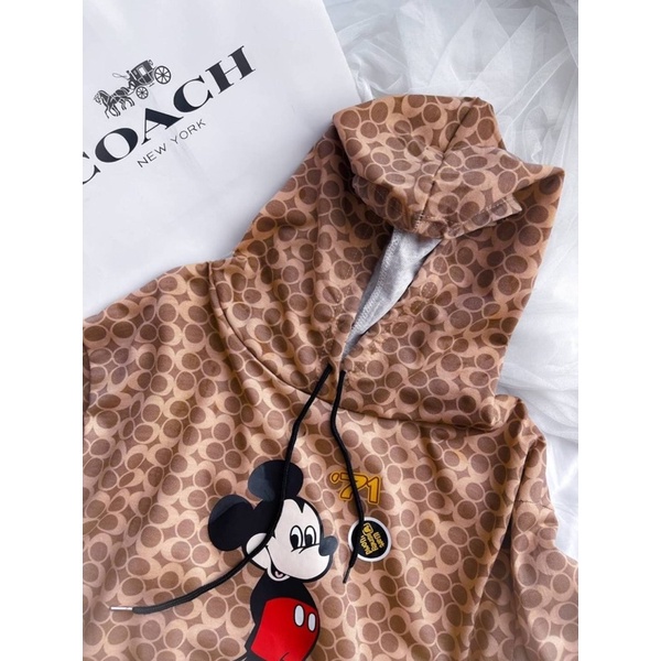 เสื้อฮู้ด-coach-x-mickey