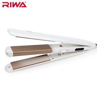 RIWA 2 in 1 Styling Tool Hair Straightener Ceramic Hair Iron Flat Iron Temperature Control Curling Hair Corrugation Boar