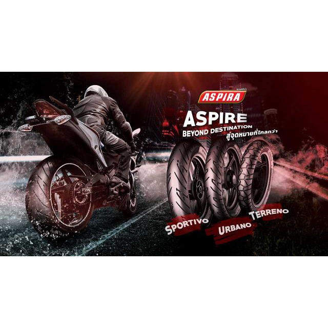 ยางปี22-aspira-premio-terreno-ขอบ17-ยางมอเตอร์ไซค์-ยางนอก-cbr250rr-cbr300r-z250-z300-r3-ninja250