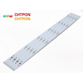 30CM x 1CM Aluminium PCB Circuit Board for 6 x 1w,3w,5w LED in Series 10PCS