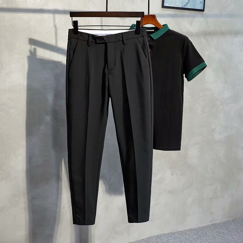 กางเกงผู้ชายกางเกงทำงานรุ่นใหม่สไตล์อปป้า-ใส่ได้ทุกโอกาสเที่ยวหรือทำงาน-m7259