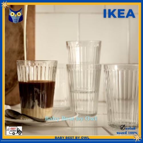 ikea-แก้วน้ำ-ดีไซน์เรียบง่าย-วัสดุทำจากกระจกนิรภัยเทมเปอร์-vardagen