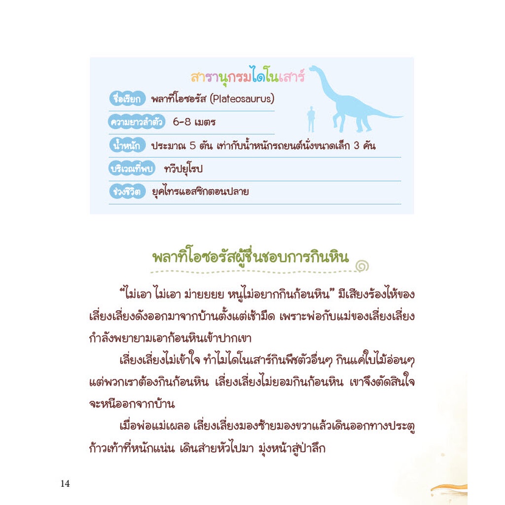 booksmaker-หนังสือเรื่องเล่าของไดโนเสาร์-the-stories-of-dinosaurs-เหมาะกับเด็กอนุบาลและเด็กประถม