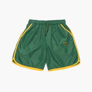 Hijau [Import] - กางเกงขาสั้น กางเกงชายหาด สีเขียว สีเหลือง