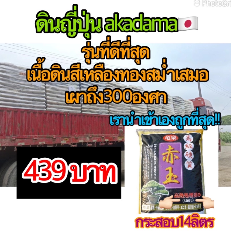 ดินญี่ปุ่น-akadama-ดินบอนไซ-ดินญี่ปุ่นราคทถูก-ยี่ห้อนี้ดีที่สุดเเผา300องศา