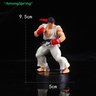 Amongspring&gt; ใหม่ ฟิกเกอร์ PVC อนิเมะ Street Fighter Game น่ารัก สําหรับตกแต่งห้อง