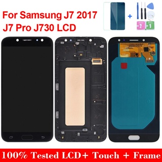 หน้าจอแสดงผล Lcd แบบเปลี่ยน สําหรับ Samsung Galaxy J7 Pro 2017 J730gm J730F SamsungJ7 Pro Pantalla