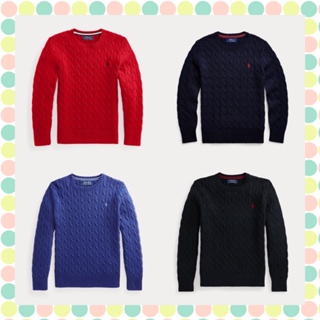 ภาพหน้าปกสินค้า❄️☃️Ralph Lauren Cable-Knit Cotton Sweater(boy size 8-20) ที่เกี่ยวข้อง