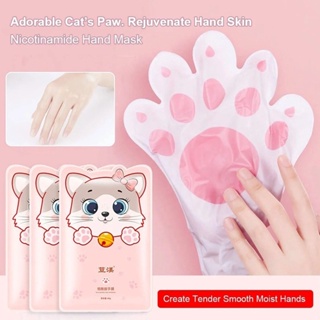 Moisturizing cat claw hand mask Hand Mask Whitening Niacinamide Hand Mask Soften Cuticle
