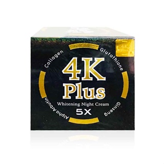 4K Plus 5X Whitening Night Cream  20g.