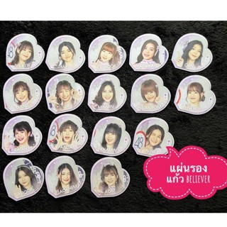 พร้อมส่ง BNK48-CGM48 แผ่นรองแก้ว Request HourและBelievers รุ่น1-cgm