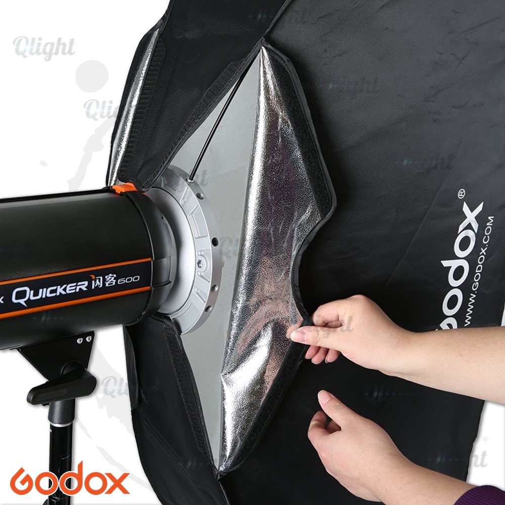 ภาพสินค้าQcase- Godox 35*160cm Grid Honeycomb Softbox Bowens Mount for Studio Strobe Flash Light จากร้าน qcase บน Shopee ภาพที่ 5