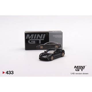 Mini GT No. 433-L Porsche Taycan Turbo S Volcano Grey Metallic