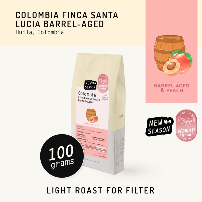 รูปภาพของColombia Finca Santa Lucia Barrel- Aged Microlot New Season (Specialty Coffee)ลองเช็คราคา